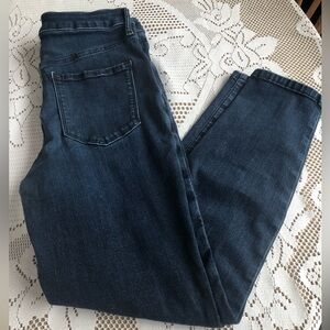 Simply Vera Skinny Ankle Jeans, Front Seam, Size 8